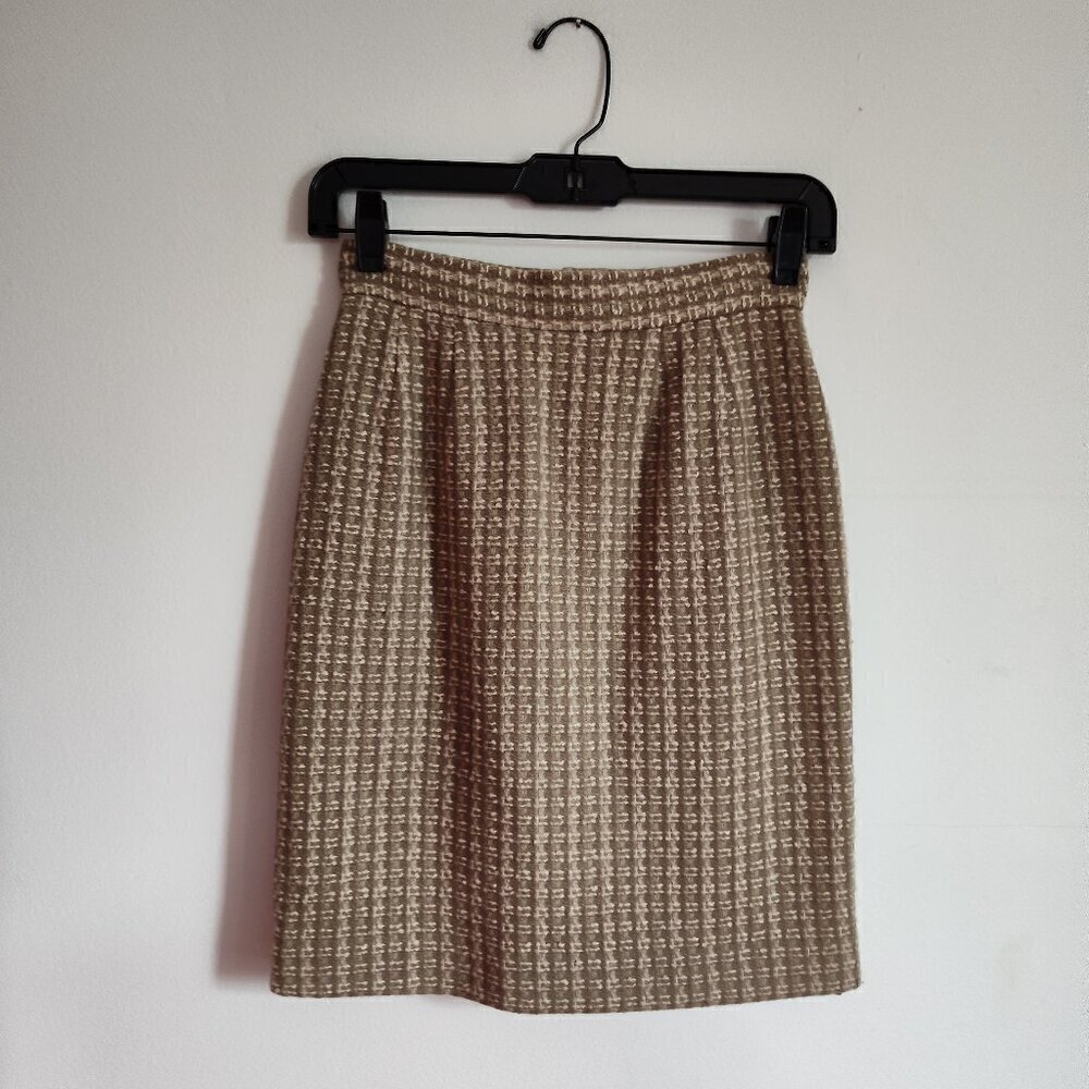 Anne Klein Wool Pencil Skirt